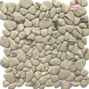 Casabella Mosaics Beige Micro Crystal Pebbles Mosaic Sample