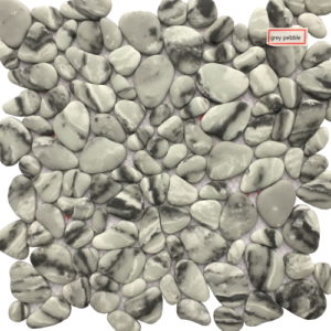 Casabella Mosaics Grey Mosaic Micro Crystal Pebbles Mosaic Sample