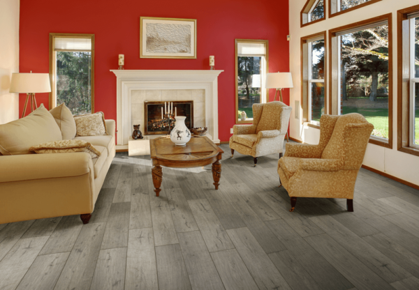 Casabella Atroguard Room Scene With Misty Hollow Floor Smaple On It