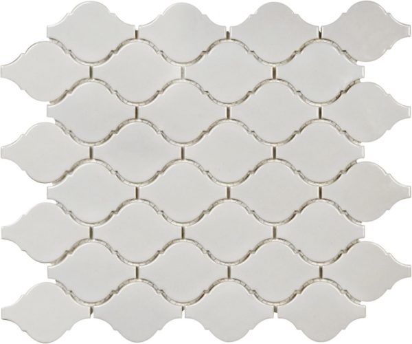 51-042_Soho_Warm_Grey_Glossy_ Arabesque_Porcelain_Mosaics