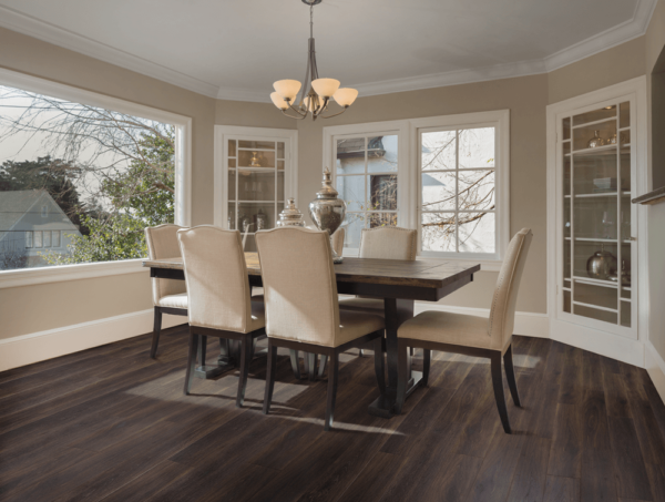 Casabella Atroguard Room Scene With Woodcrest Floor Smaple On It