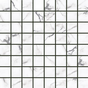 Nature Statuario Blanco Mosaic Sample