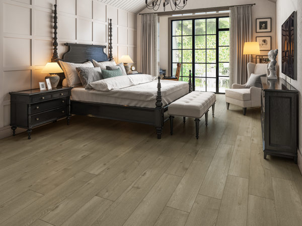 Casabella FirmFit Downtown Uptown Room Scene With Marion Square Floor Sample On It