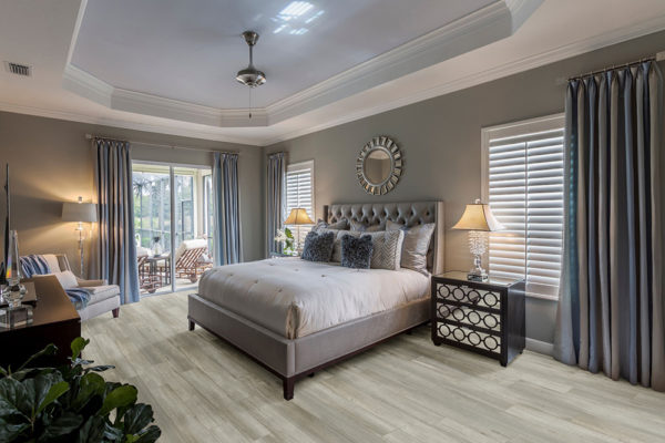 Casabella FirmFit Downtown Uptown Room Scene With Centennial Park Floor Sample On It