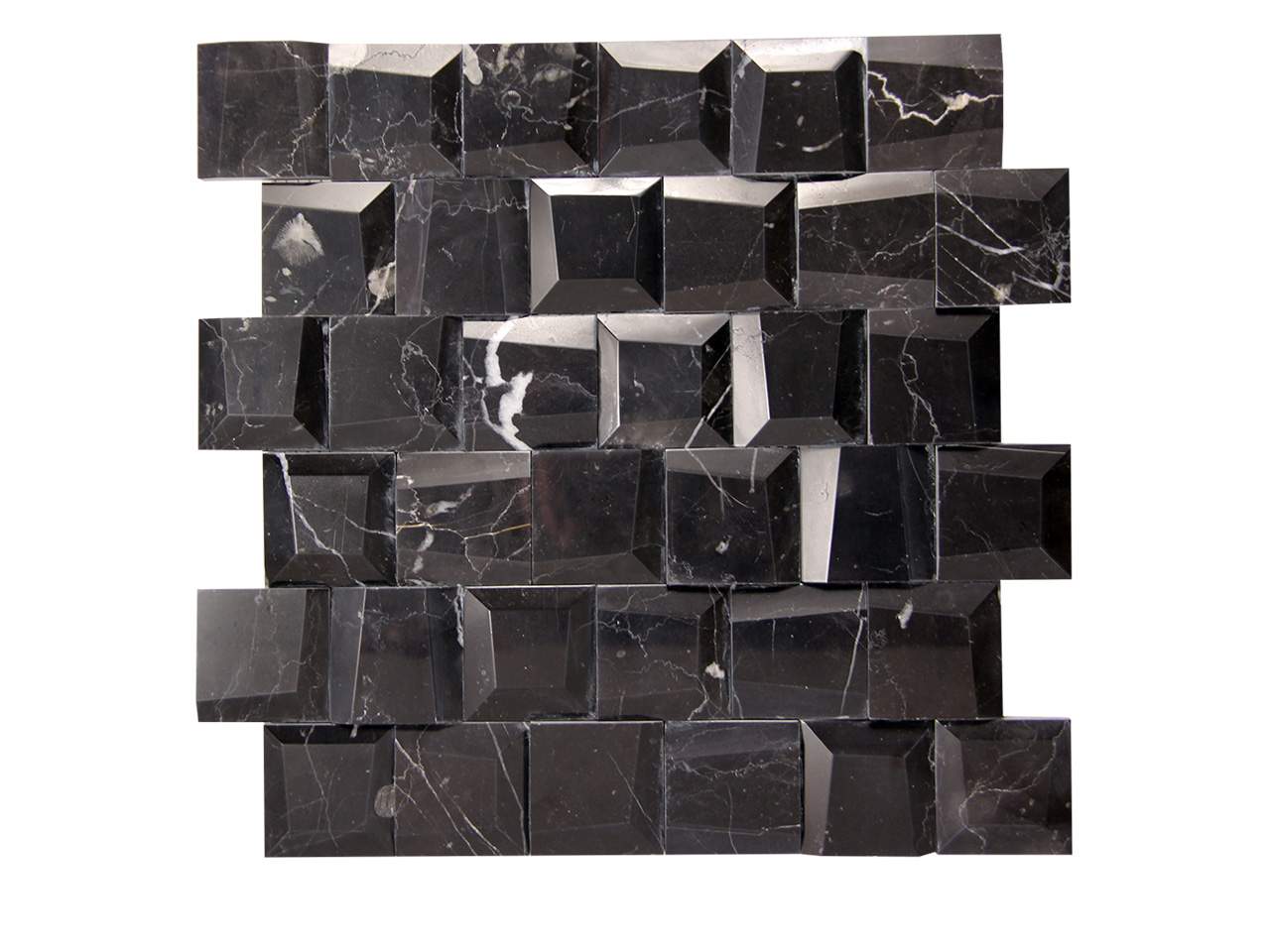 Adamant Marquina Mosaic Swatch