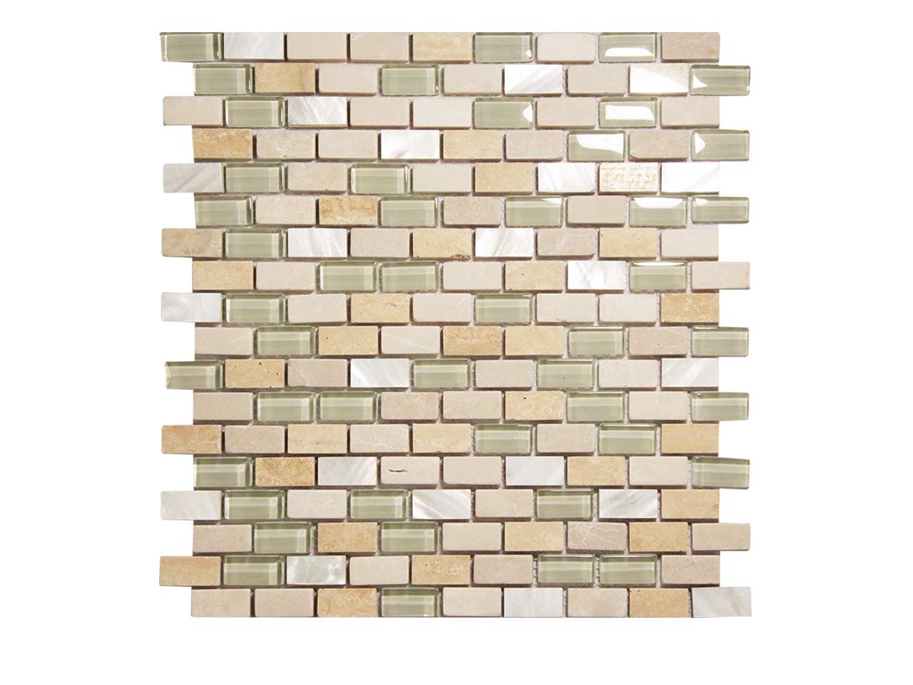 Agata Shell Mix Shell Beige Mosaic Swatch