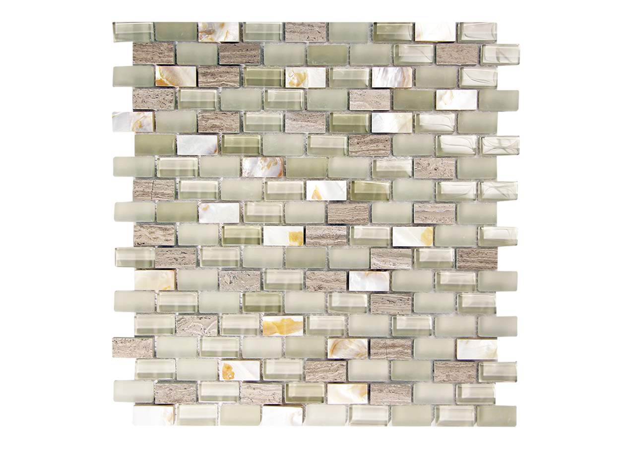 Agata Shell Mix Shell Silver Mosaic Swatch