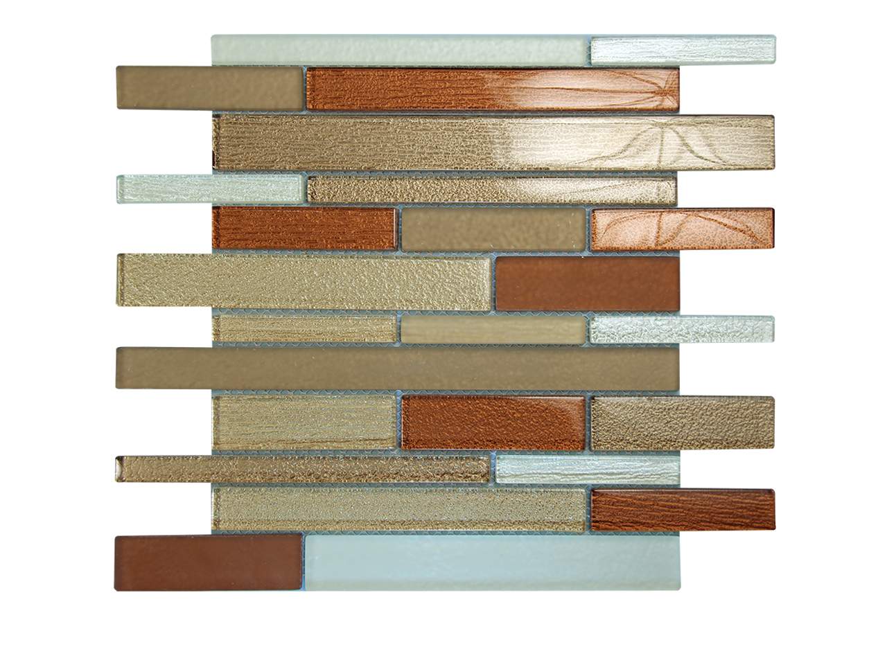 Anora Brown Mosaic Swatch