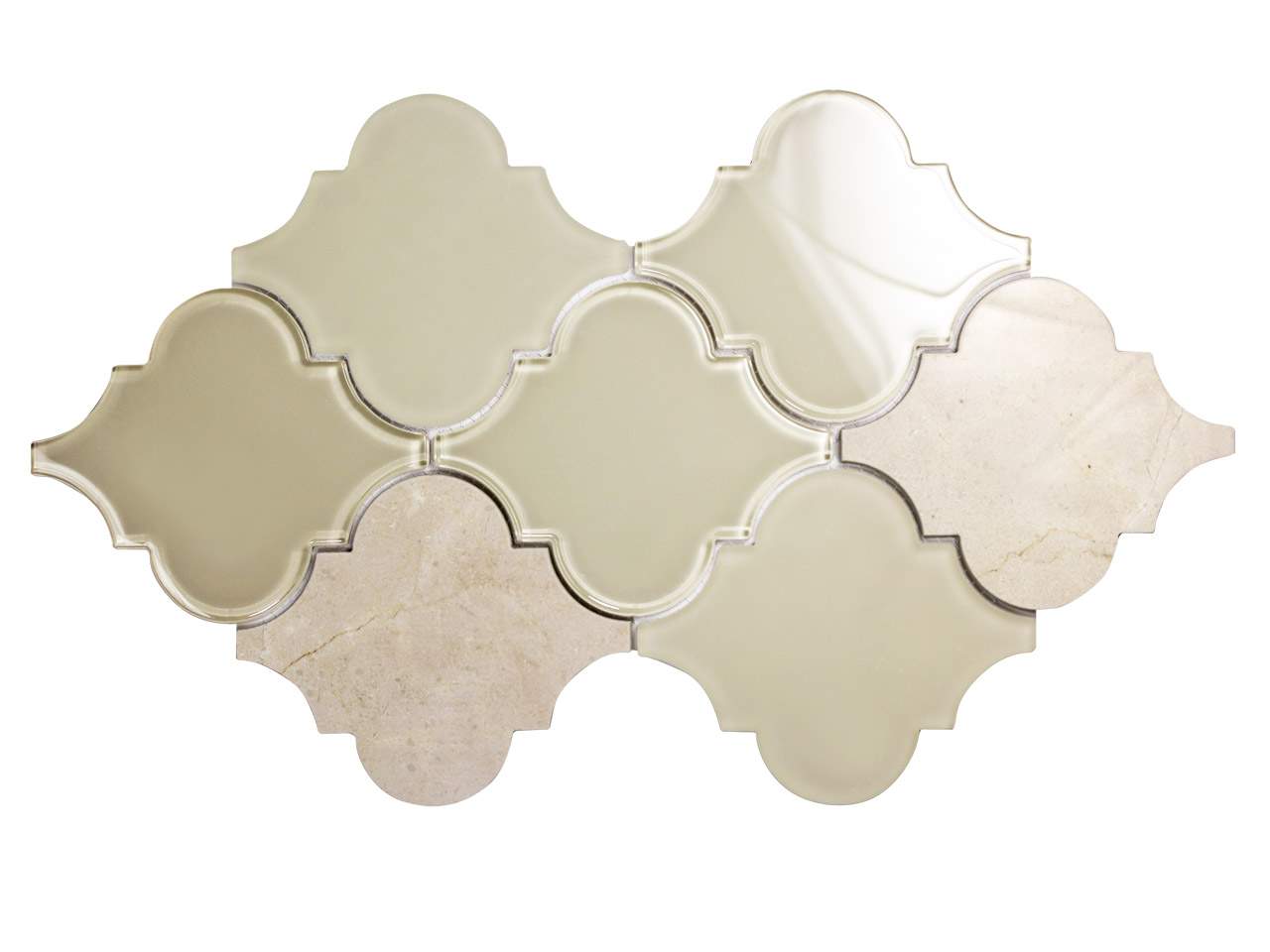 Clover Crema Mosaic Swatch