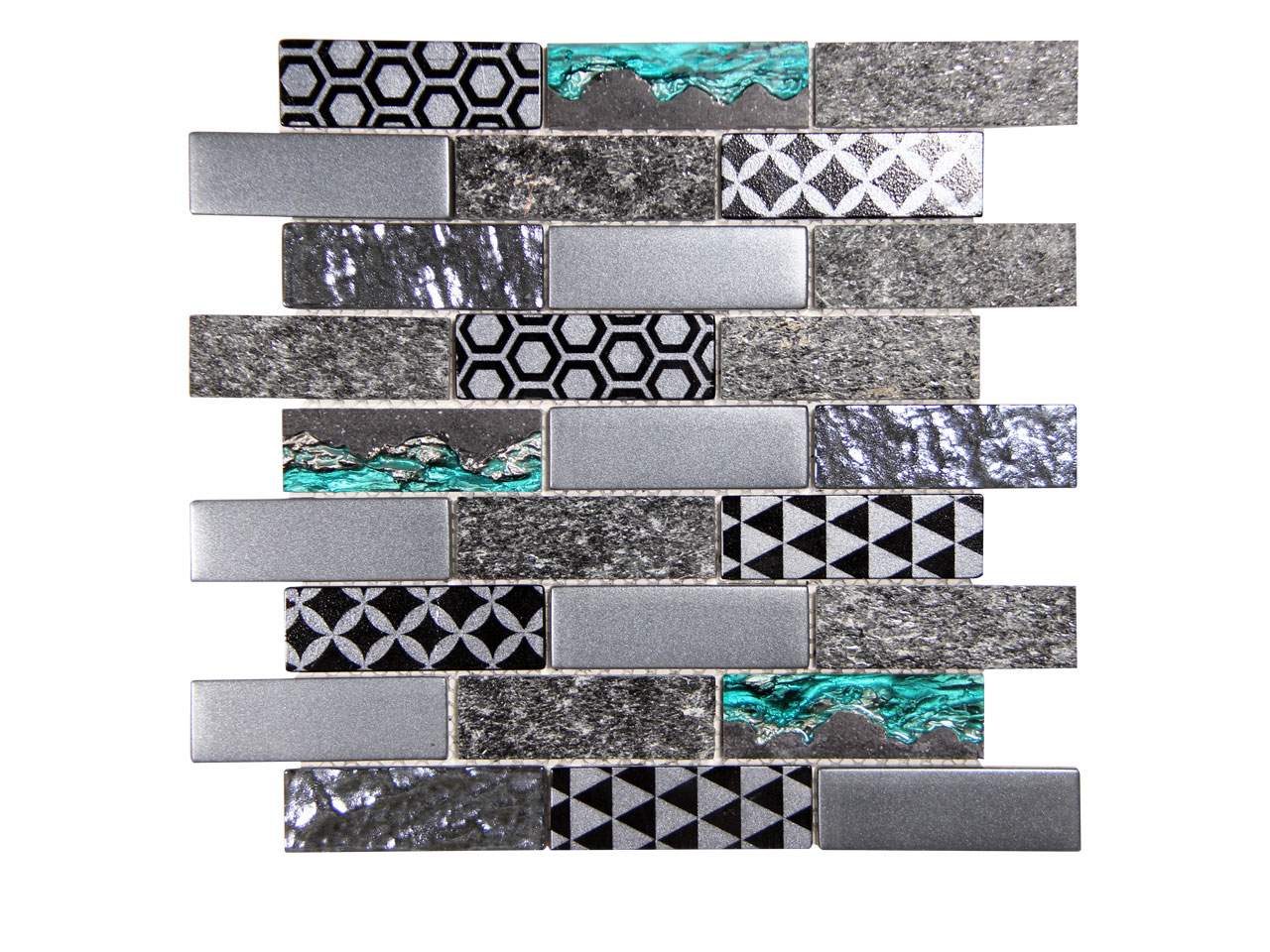 Core Grey Mosaic Swatch