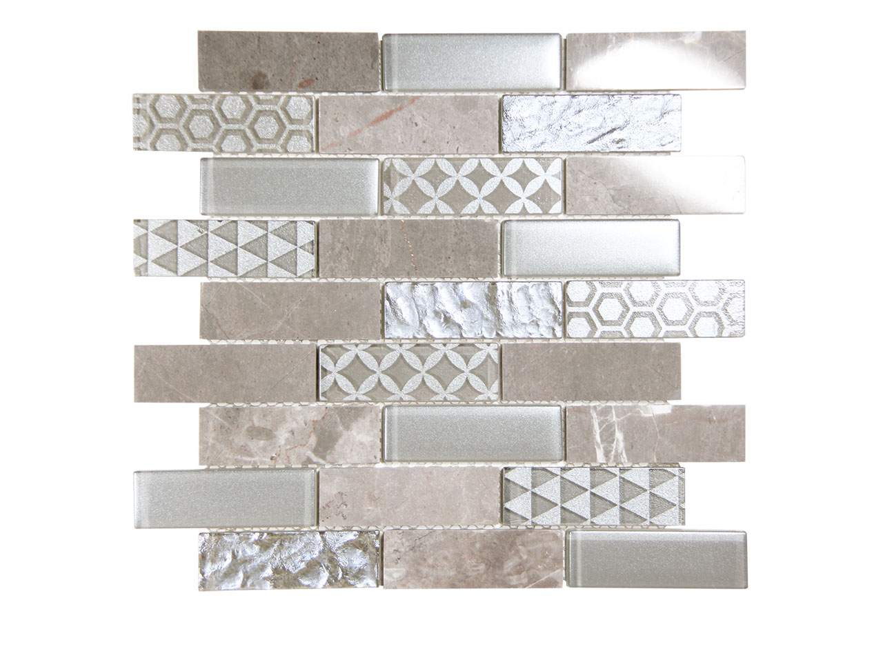 Core Silver Mosaic Swatch