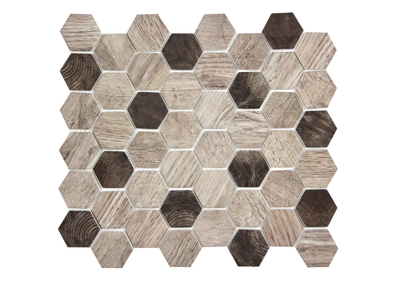 Hexacycle Silver Mosaic Swatch