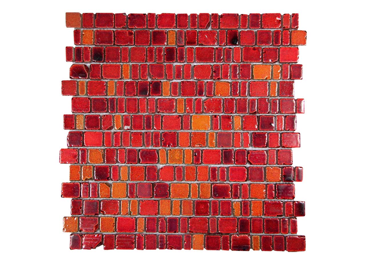 Ice Age Red Mosaic Swatch