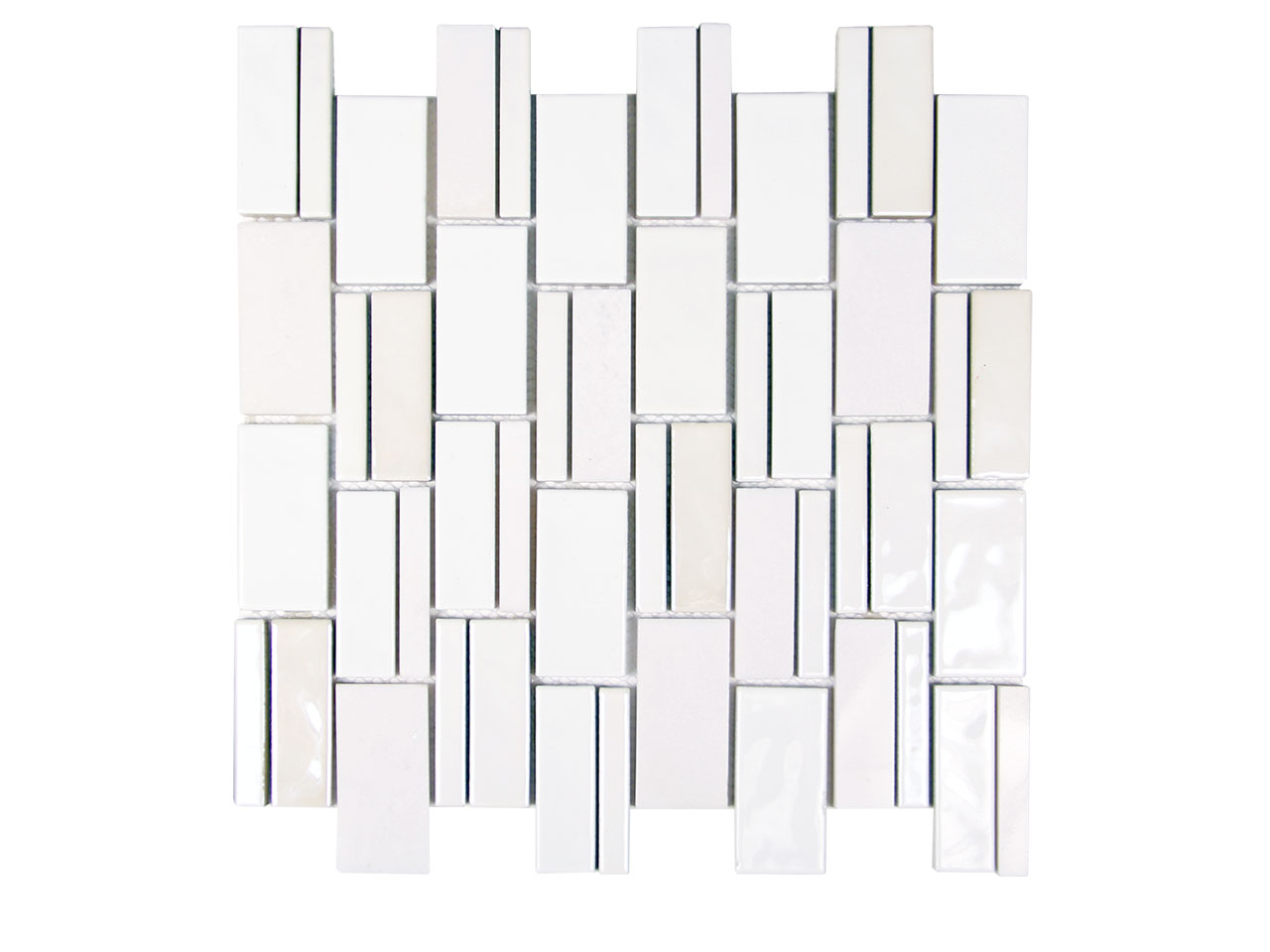 Mirada 73 Mix White Mosaic Swatch