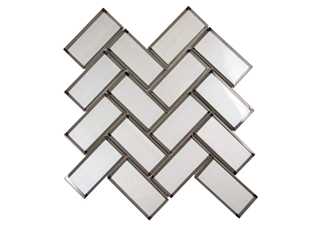 Mirror White Mosaic Swatch