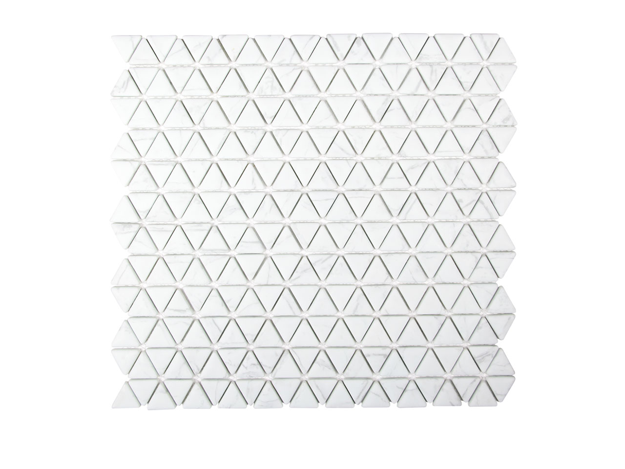 Natural Triangles Snow Mosaic Swatch