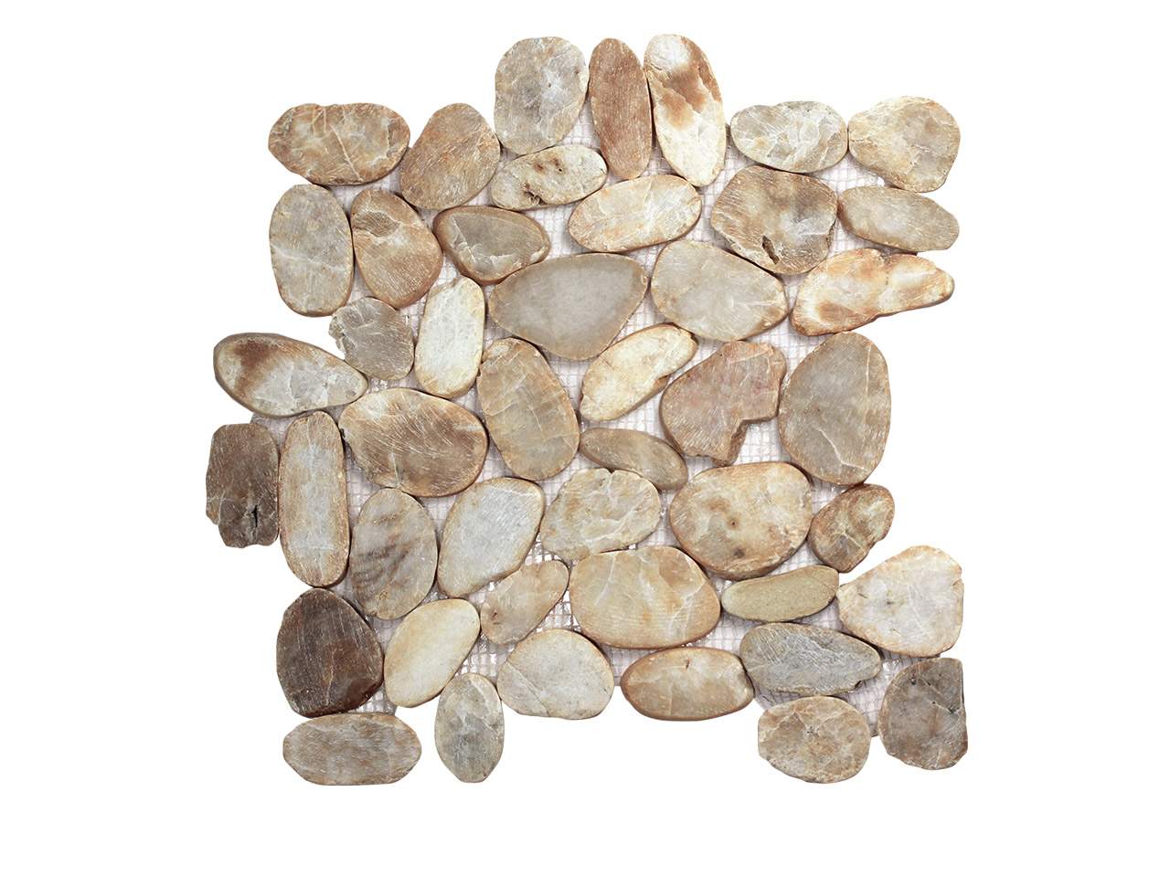 Pebble Stone Riverstone Sumatra Mosaic Swatch