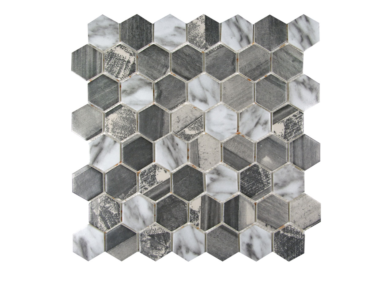 Sixcycle Grey Mosaic Swatch