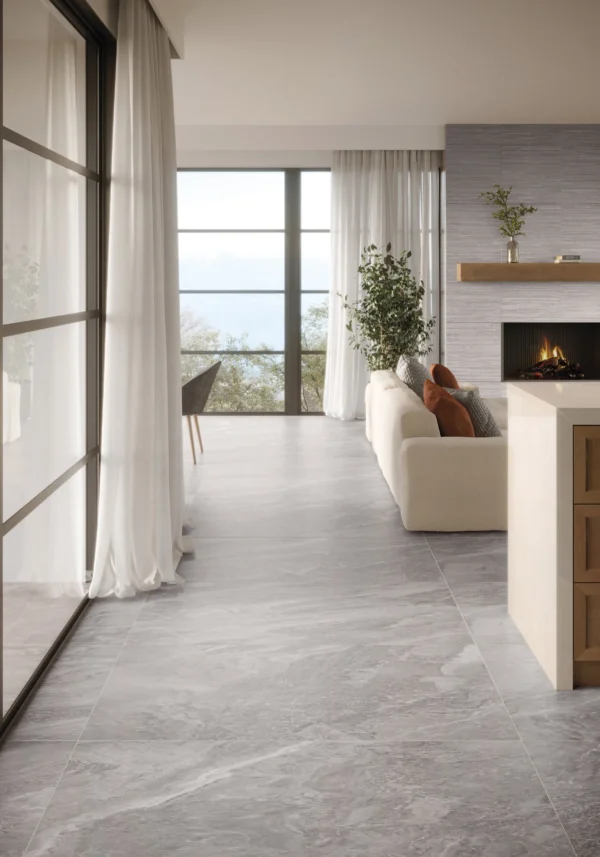 Storm Gray Room Scene