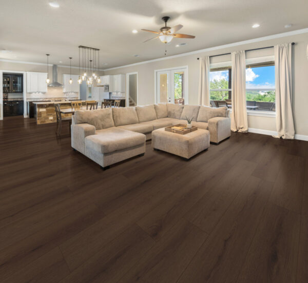A home living room with a couch